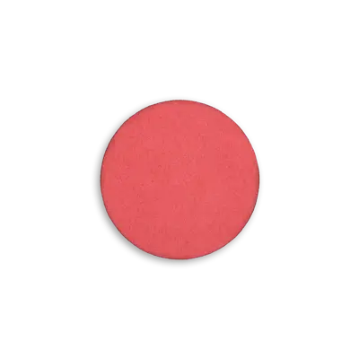 Pack of 25 - 2" - Blank Circle Patch - Faux Suede Coral - Heat Applied Backing