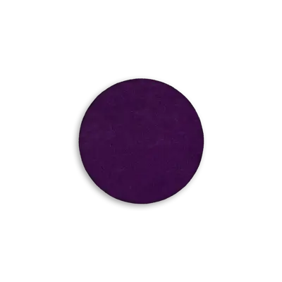 Pack of 25 - 2" - Blank Circle Patch - Faux Suede Grape - Heat Applied Backing