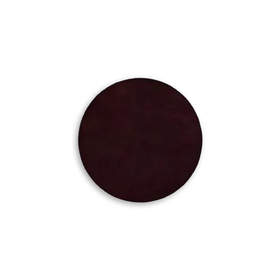 Pack of 25 - 2" - Blank Circle Patch - Faux Suede Red Wine - Heat Applied Backing