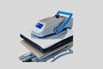 Heat Press Platen Cover on a Fusion heat press