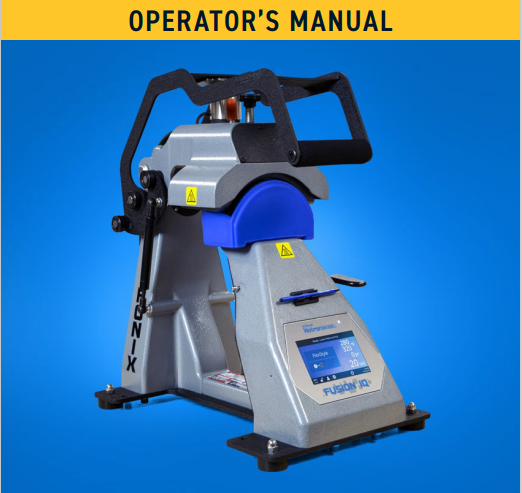 Hotronix 360 IQ Hat Heat Press operator’s manual