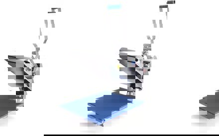  Hotronix Auto Clam Heat Press open angled left