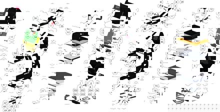Hotronix Maxx Digital Cap Heat Press parts pulled apart with labeled numbers ranging from 1 to 206